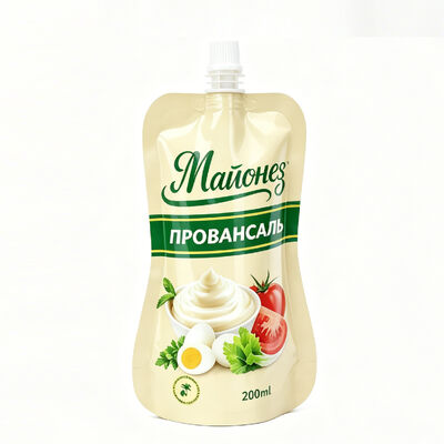 Qualité Pochette de bec contour personnalisée de 200 ml | Emballage de sauce à haute barrière avec une forme ergonomique unique Usine