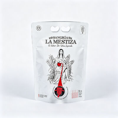 Qualità Custom Vintage Line Art Stampato 3L Bag In Box Wine Bag. Fabbrica
