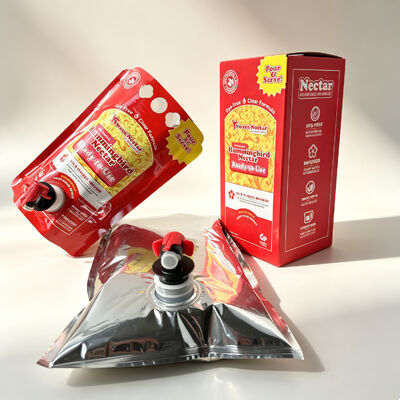 Jakość 3L folia aluminiowa torba BIB w pudełku Kolibri Nectar Poch opakowanie Fabryka